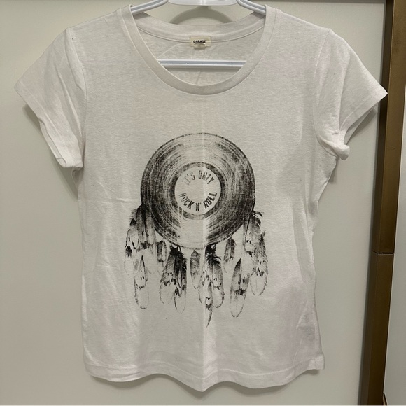 Garage Cropped Graphic Tee - Picture 1 of 2